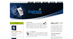 Desktop Screenshot of ambrosia-life.com